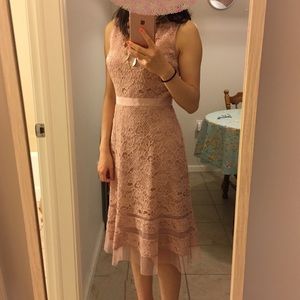 BCBG lace midi dress- size 0